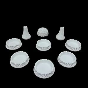 مجموعه ظروف هفت سین 9 پارچه مدل لانه زنبوری