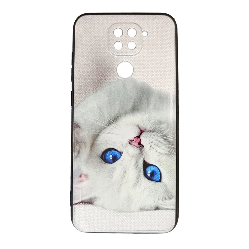 کاور مدل Blue eyes cat مناسب برای گوشی موبایل  شیائومی Redmi Note 9 / Redmi 10X
