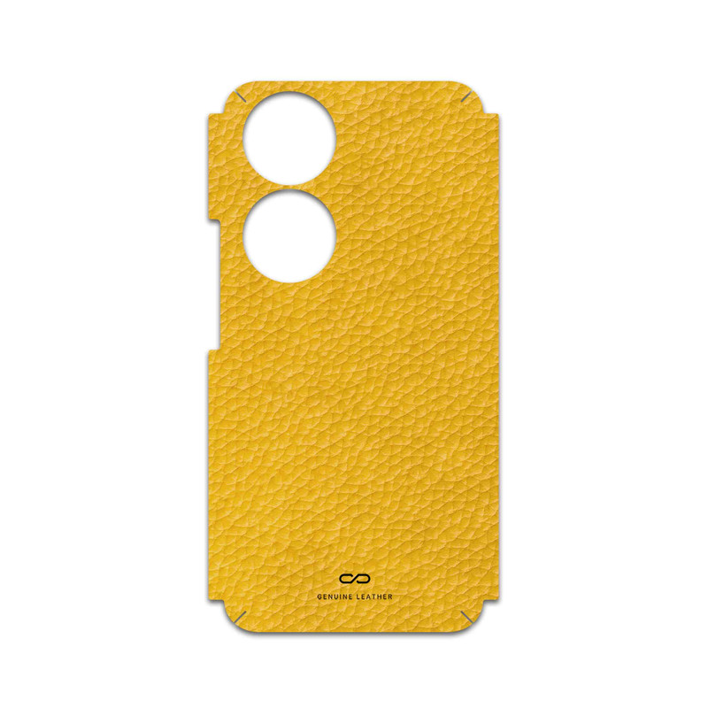 برچسب پوششی ماهوت مدل Mustard-Leather مناسب برای گوشی موبایل آنر 90