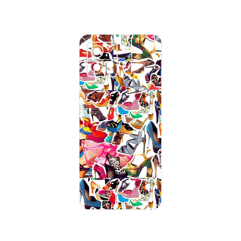 برچسب پوششی ماهوت مدل Collage of High heel Shoes مناسب برای گوشی موبایل موتورولا Moto G72