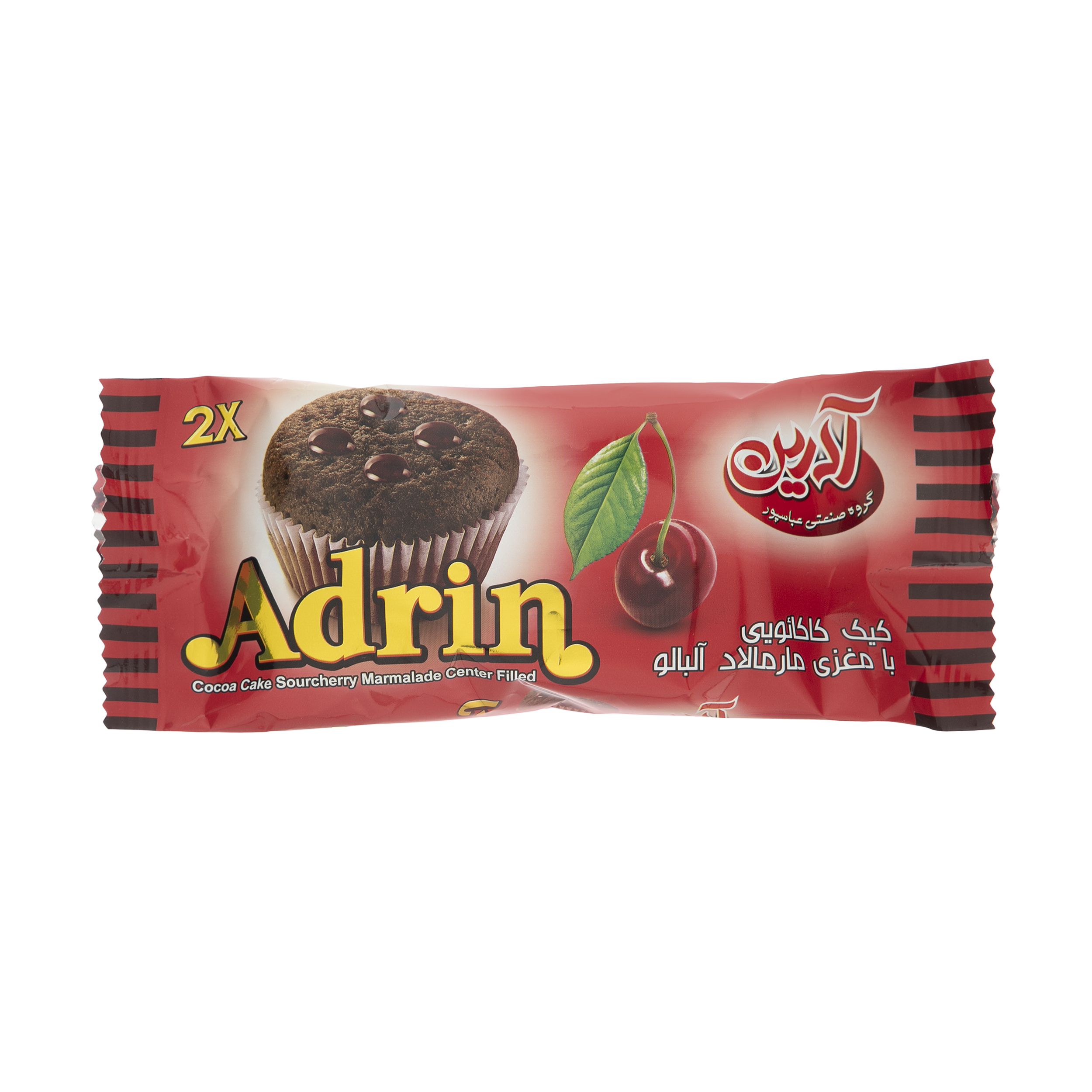 کیک کاکائویی آدرین با طعم مارمالاد آلبالو -  70 گرم 