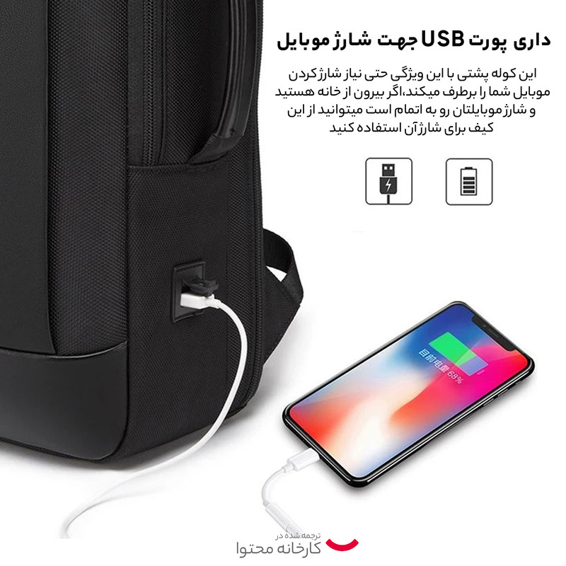 کوله پشتی لپ تاپ بنج  9