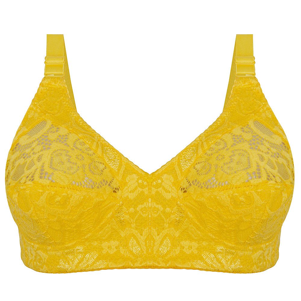 سوتین زنانه دکسونری مدل 125007510 دانتل رنگ زرد -  - 1