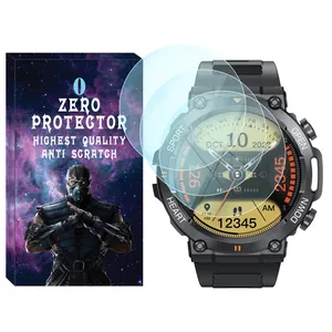 محافظ صفحه نمایش شیشه‌ای زیرو مدل SH-ZR مناسب برای ساعت هوشمند هپی تاچ K56 / K56 Pro / K56 Ultra بسته سه عددی