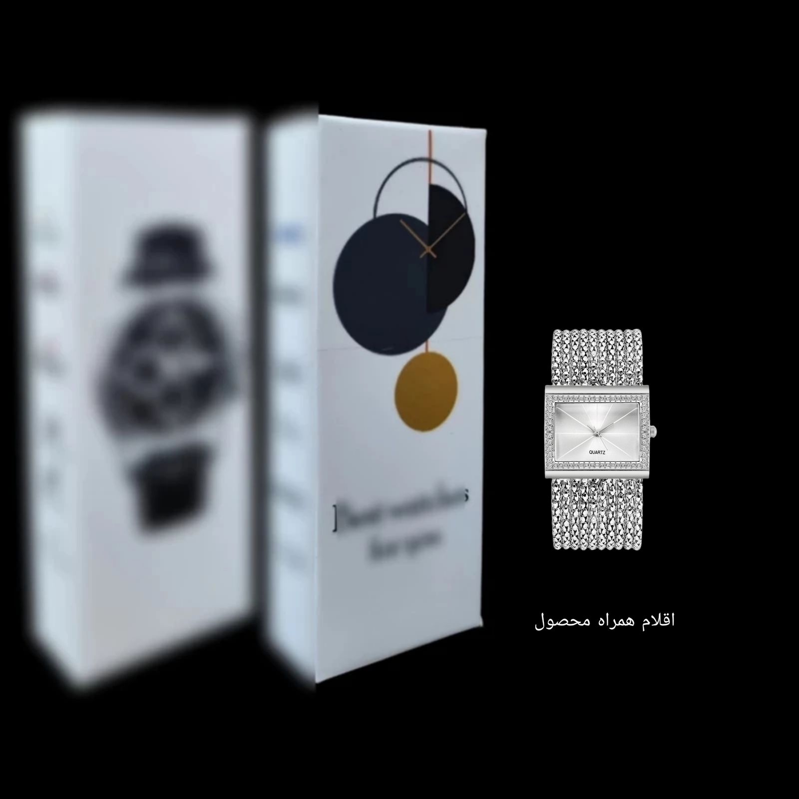 ساعت مچی عقربه ای زنانه مدل دستبندی بند پهن کد 1 - - 8