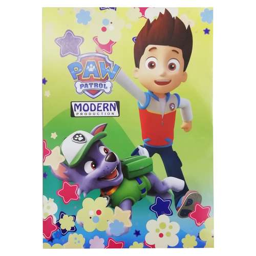 دفتر شطرنجی 40 برگ مدرن طرح سگ نگهبان کد 187