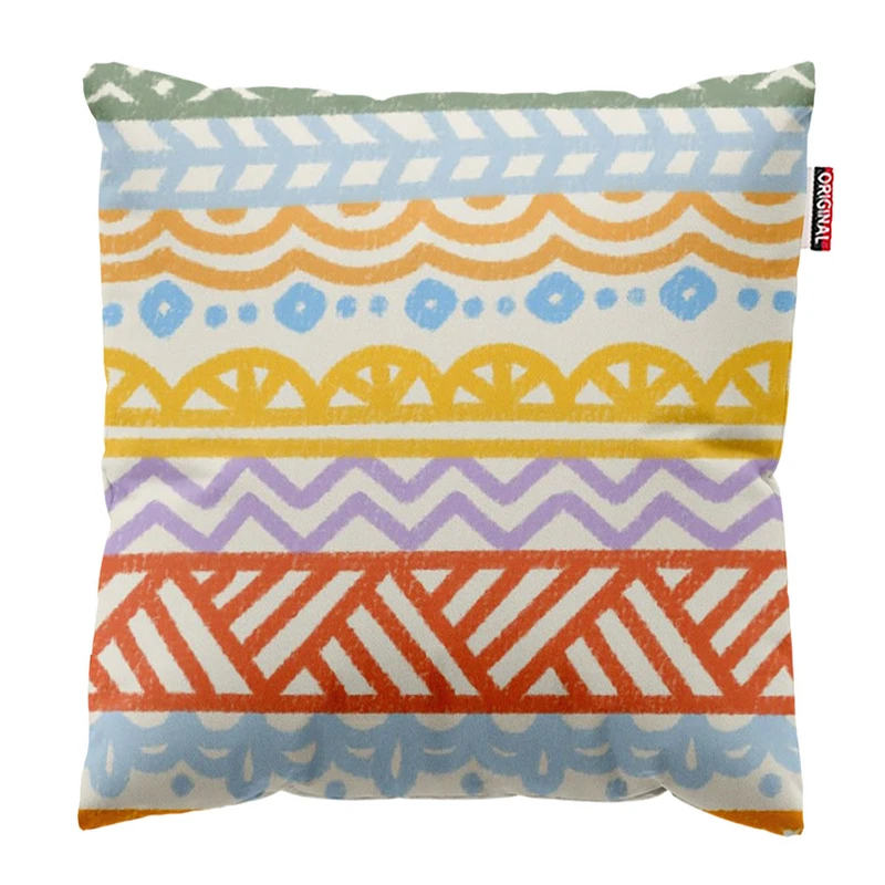 کوسن پاد آفرین مدل خطوط زیبا خاص کد 91 سایز 30*15 سانتی متر