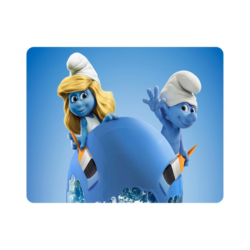 ماوس پد اطلس آبی طرح کارتون اسمورف ها مدل T6271