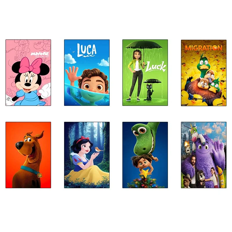 پوستر کارنيکا طرح انیمیشن Animation کد 16851 مجموعه 8 عددی