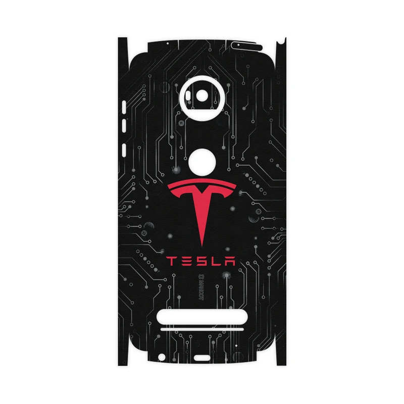 برچسب پوششی ماهوت مدل TESLA-Motors-FullSkin مناسب برای گوشی موبایل موتورولا Moto Z2 Play