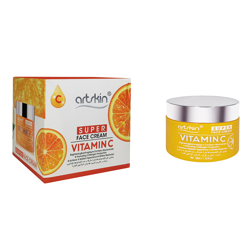 کرم روشن کننده آرت اسکین مدل Vitamin c حجم 50 میلی لیتر