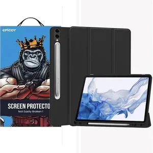 Epicoy Smart Case Series Leather Cover Case For Samsung Galaxy Tab S9 Ultra