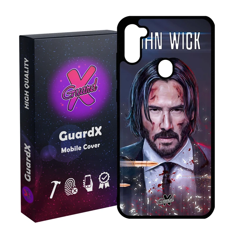 کاور گارد ایکس طرح John Wick مدل Glass10145 مناسب برای گوشی موبایل سامسونگ Galaxy A11 / M11