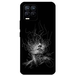 Megafone Face Sketch 7423 Cover For Realme 8 4G / 8 Pro