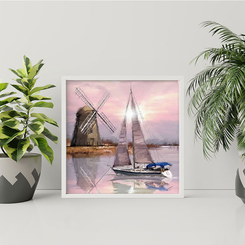 تابلو طرح قایق مدل EP490