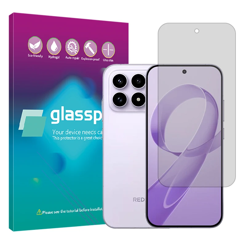 محافظ صفحه نمایش شفاف گلس پرو مدل بدون حاشیه مناسب برای گوشی موبایل شیائومی Redmi K90