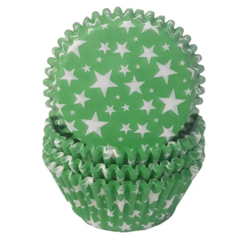 کپسول کاپ کیک مدل ستاره مجموعه 100عددی
