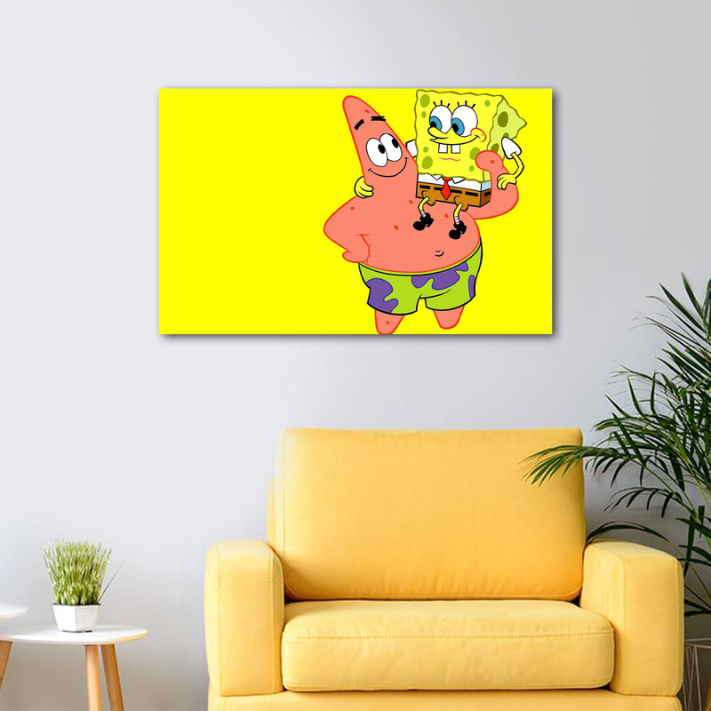 تابلو شاسی عرش مدل فانتزی انیمیشن باب اسفنجی کد As4090