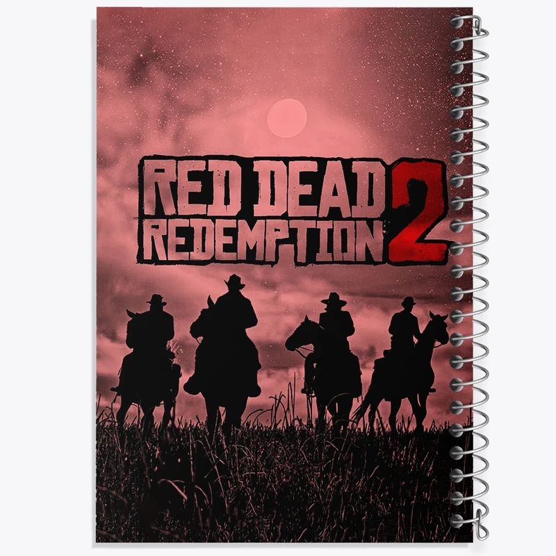 دفتر نقاشی 50 برگ خندالو طرح بازی رد دد (Read dead) کد F745