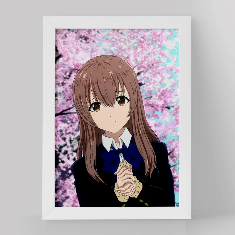 تابلو خندالو مدل شوکو نیشیمیا انیمه سایلنت ویس کد 15798