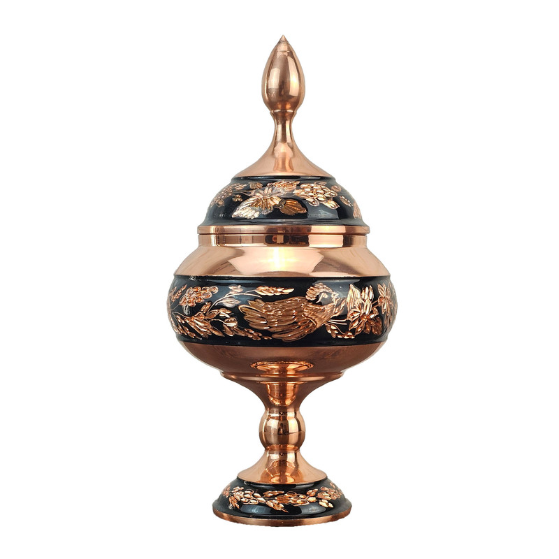 شکلات خوری مسی مدل الماس تراش کد kk16