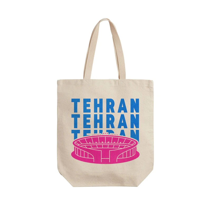 ساک خرید ترمه طراحان ایده مدل نماد ورزشگاه آزادی تهران کد map0129 - L