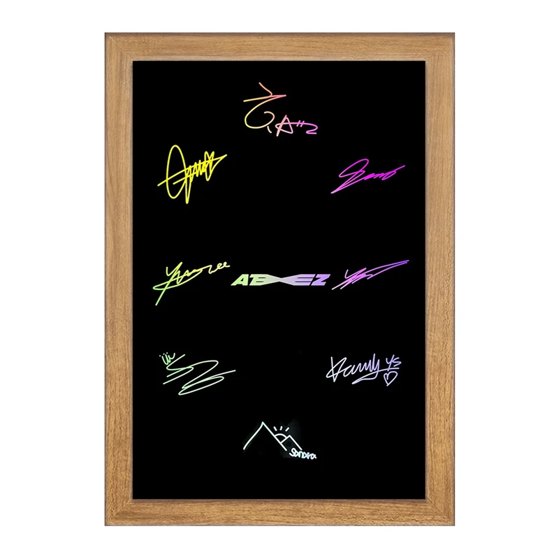 تابلو خندالو مدل گروه ATEEZ  کد 21304