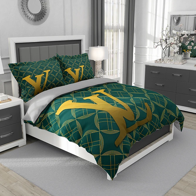 سرویس روتختی مدل لویی ویتون 4268 تکنفره 5 تکه