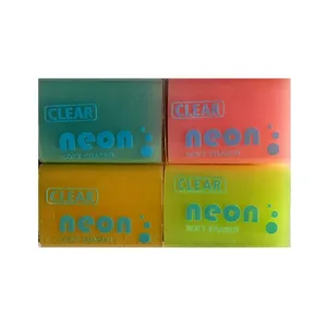 پاک کن مدل پاستیلی neon بسته 4 عددی