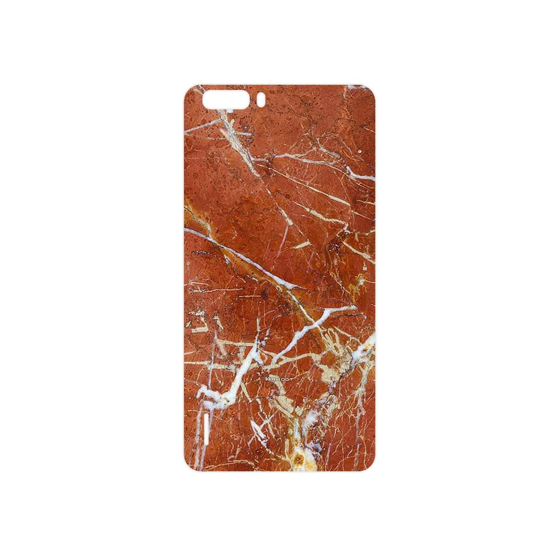 برچسب پوششی ماهوت مدل Red Marble مناسب برای گوشی موبایل آنر 6 Plus