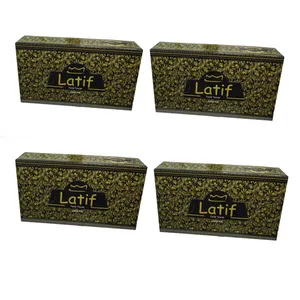 دستمال کاغذی 100 برگ لطیف کد N200 مجموعه 4 عددی