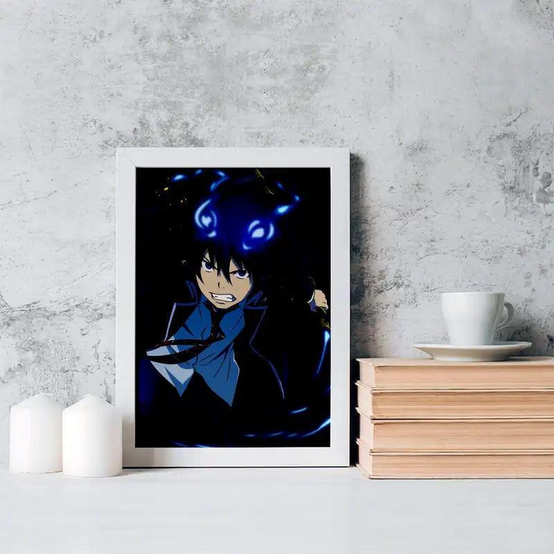 تابلو خندالو مدل رین انیمه جنگیر آبی کد 16370