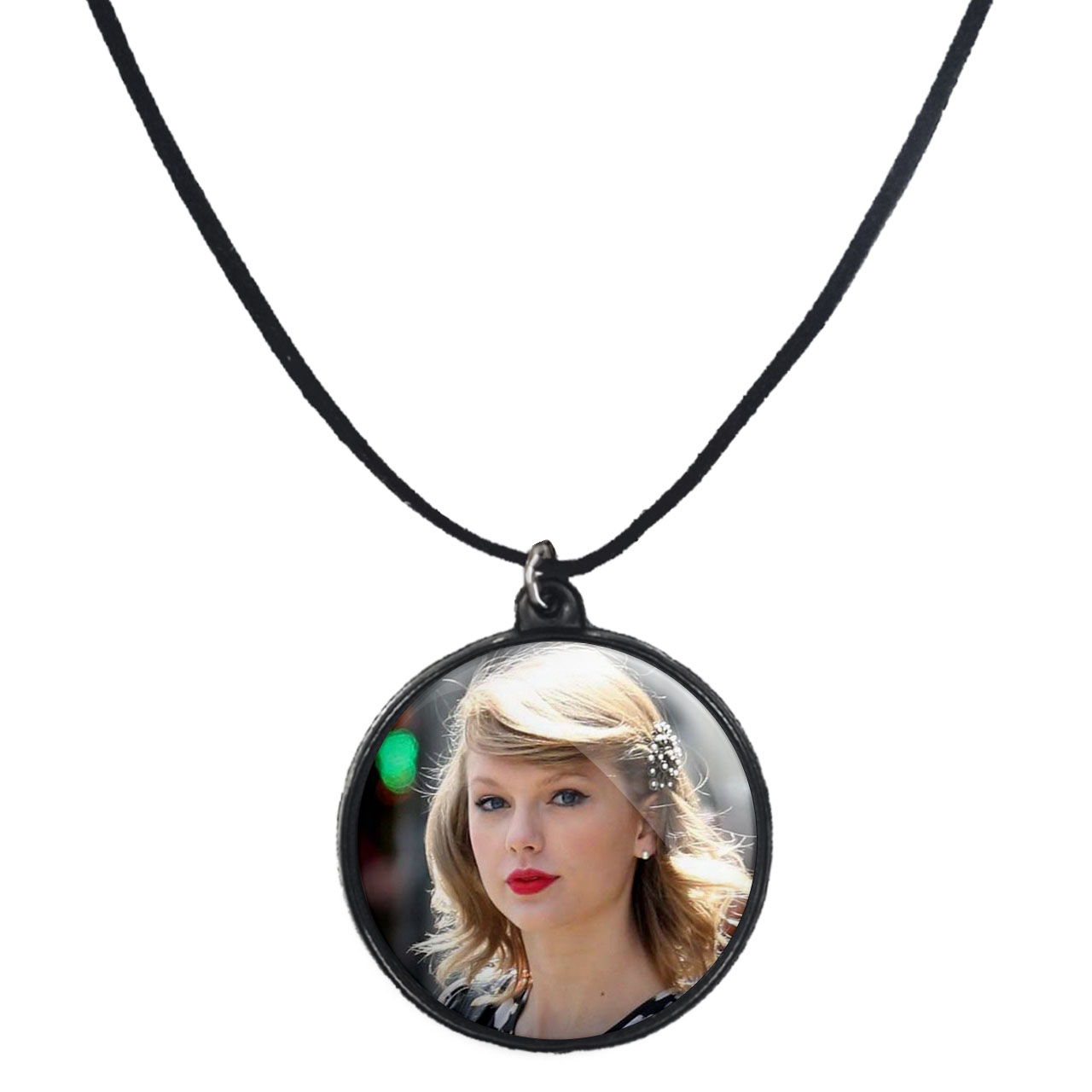 گردنبند پرمانه طرح تیلور سویفت کد pmb.2224 مدل دو طرفه