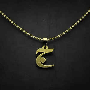 گردنبند طلا 18 عیار زنانه مدوپد مدل حرف ج کد I2-1-1294