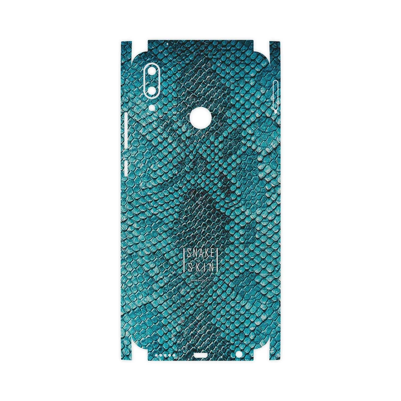 برچسب پوششی ماهوت مدل Blue Snake Skin-FullSkin مناسب برای گوشی موبایل هوآوی Y9 2019