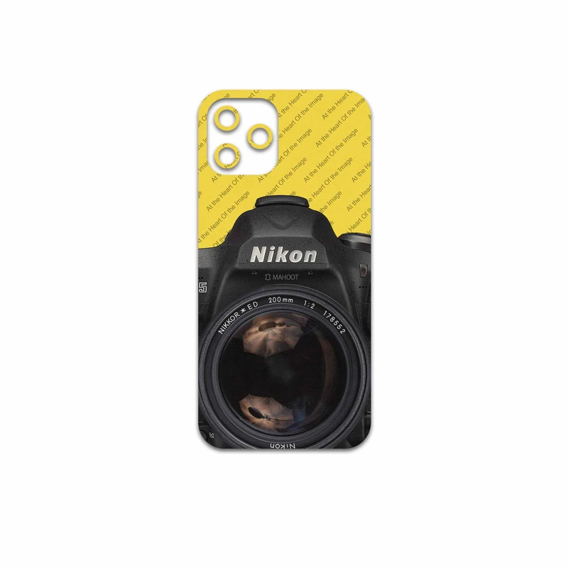 برچسب پوششی ماهوت مدل Nikon-Logo مناسب برای گوشی موبایل اپل iPhone 12 Pro