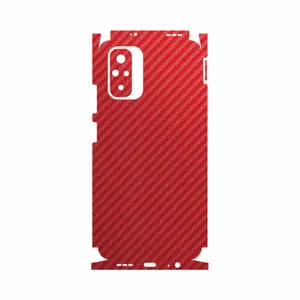MAHOOT Red-Fiber-FullSkin Cover Sticker for Xiaomi Redmi Note 10s