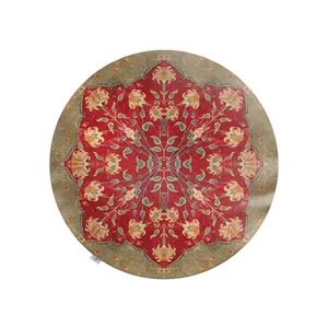 رومیزی شمسه نگار مدل دایره شاخه و گل کد RDB40