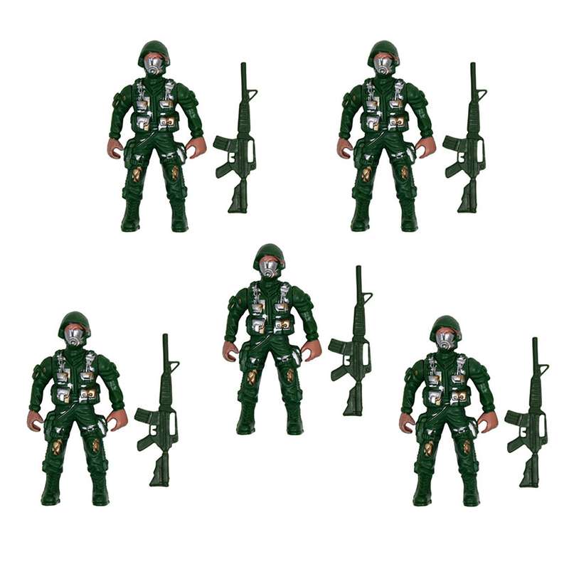 فیگور مدل سرباز مجموعه 5 عددی