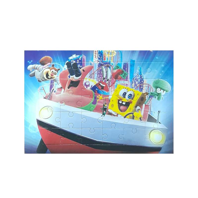 پازل 30 تکه طرح باب اسفنجی کد n11