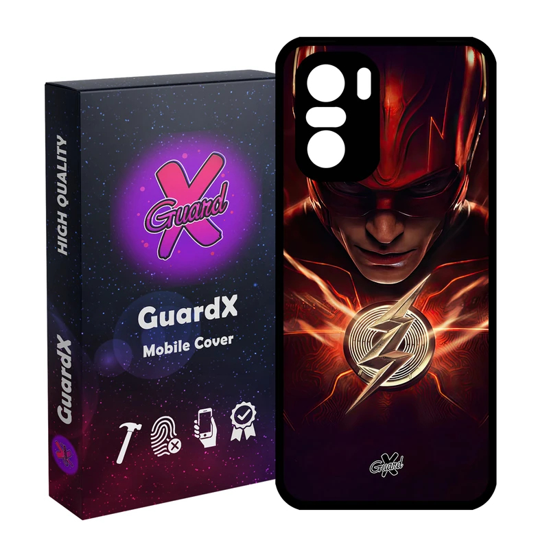 کاور گارد ایکس طرح فلش مدل Glass10599 مناسب برای گوشی موبایل شیائومی Poco F3/MI 11X/MI 11X Pro/Redmi K40/K40 Pro