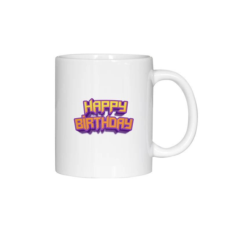 ماگ ژالینو طرح تولدت مبارک کد 001