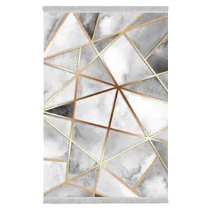 فرش پارچه‌ای دفه مدل فرشینه طرح مدرن  کد 88728876