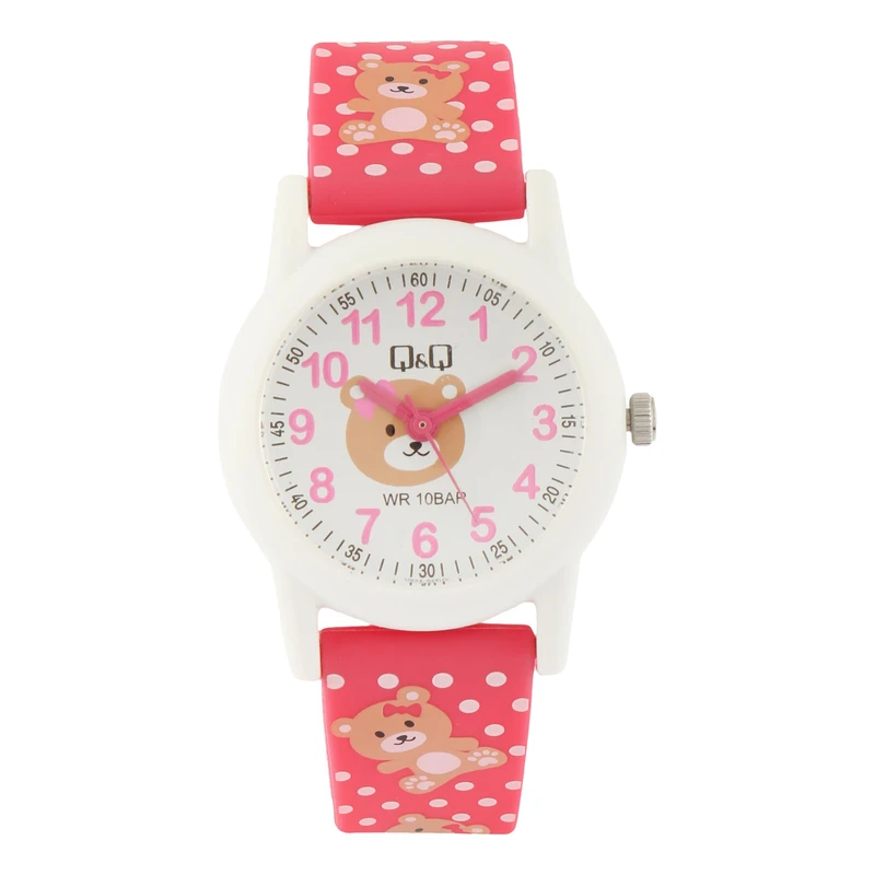 ساعت مچی عقربه‌ای کوارتز دخترانه کیو اند کیو مدل V22A-012VY