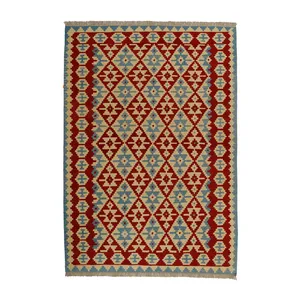 گلیم دستبافت شش متری مدل قشقایی کد 598478