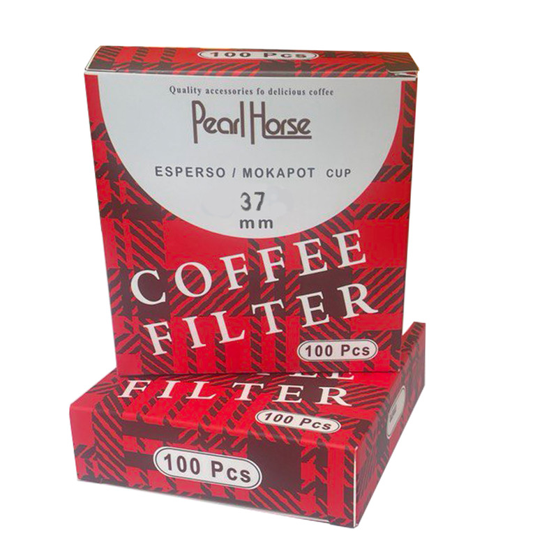 فیلتر قهوه مدل کاغذی اسپرسو  سایز  37  بسته  100  عددی