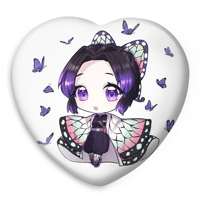 پیکسل خندالو طرح شینوبو کوچو انیمه شیطان کش مدل قلبی کد 13276