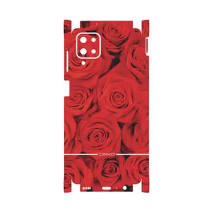 MAHOOT Red-Flower-FullSkin Cover Sticker for Samsung Galaxy A12