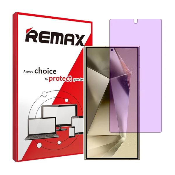 محافظ صفحه نمایش ضد اشعه بنفش ریمکس  مدل HyPRL مناسب برای گوشی موبایل سامسونگ Galaxy S24 Ultra