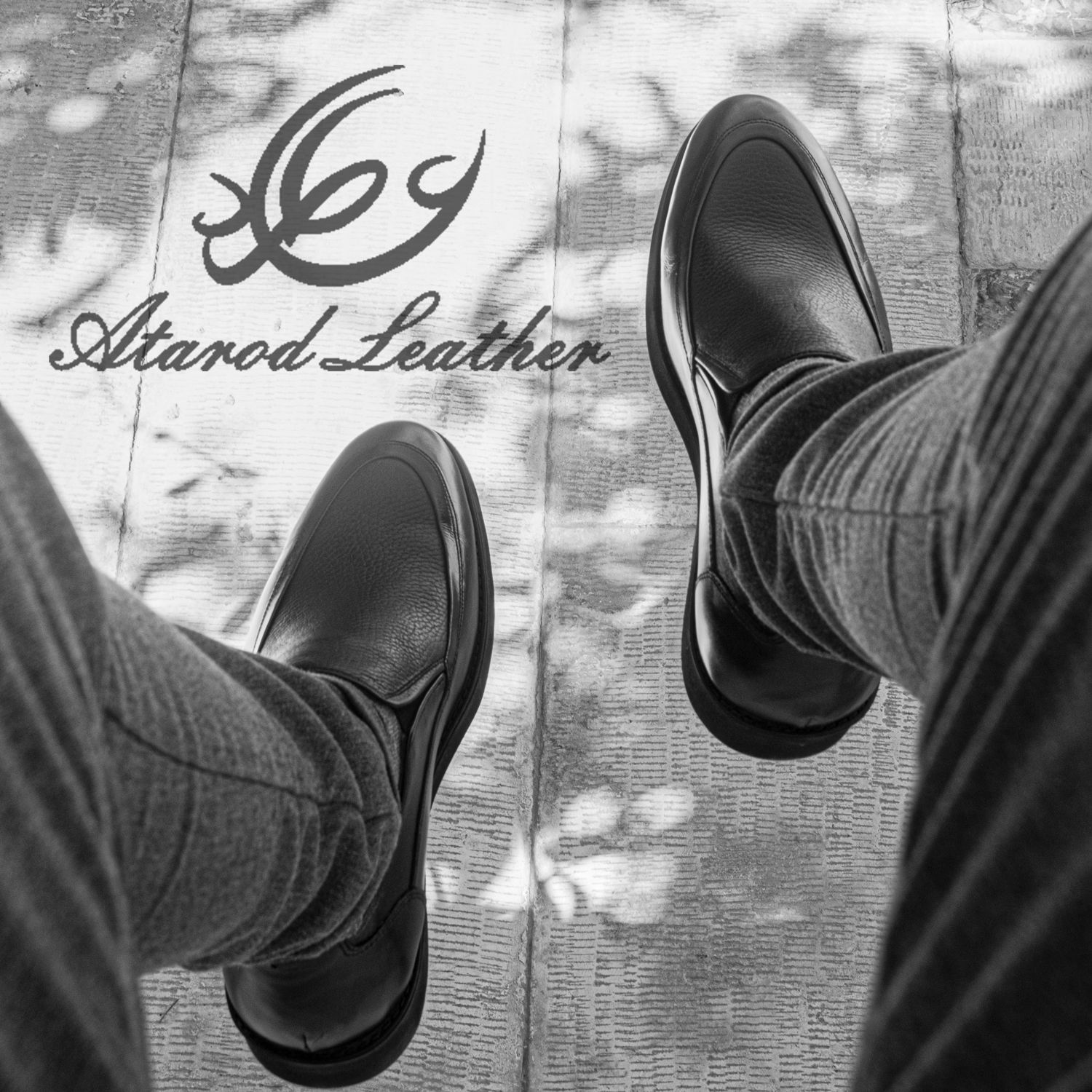 کفش مردانه چرم عطارد مدل SH09 -  - 15